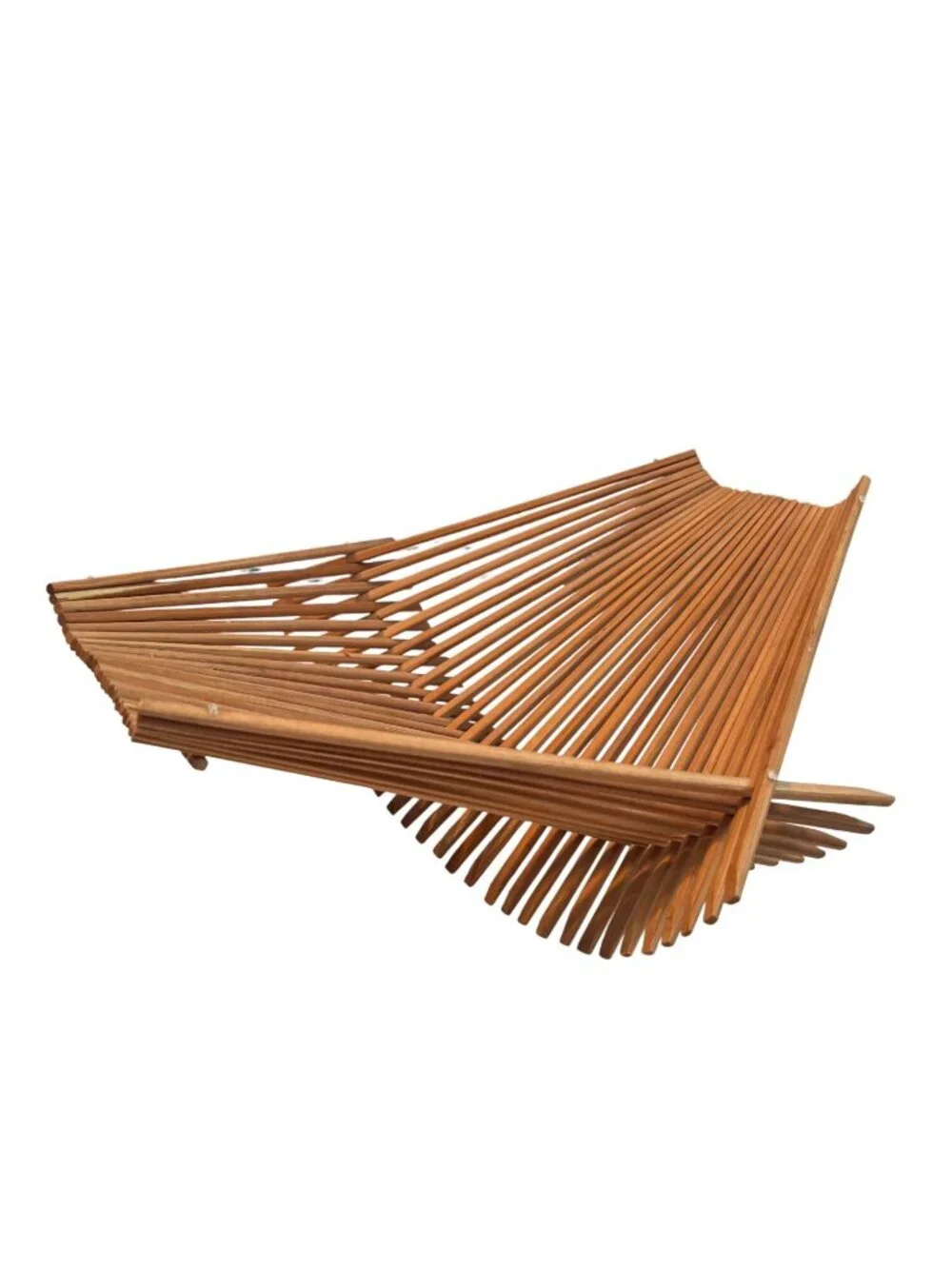 Foldable Bamboo Basket Rack Or Decorative Storage Organizer vintage